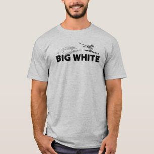 Grote Witte Brits-Columbia Schansspringer T-shirt