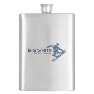 Grote witte Brits-Columbia snowboarder Flacon