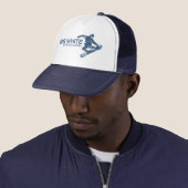 Grote Witte Brits-Columbia Snowboarder Trucker Pet (In situ)