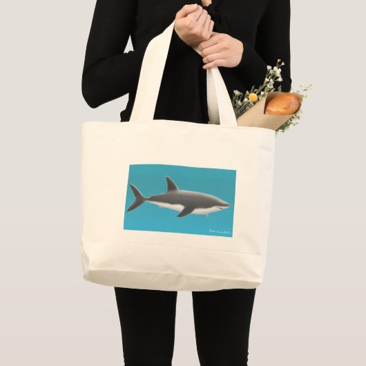 Grote witte Canvas tas (Voorkant (product))