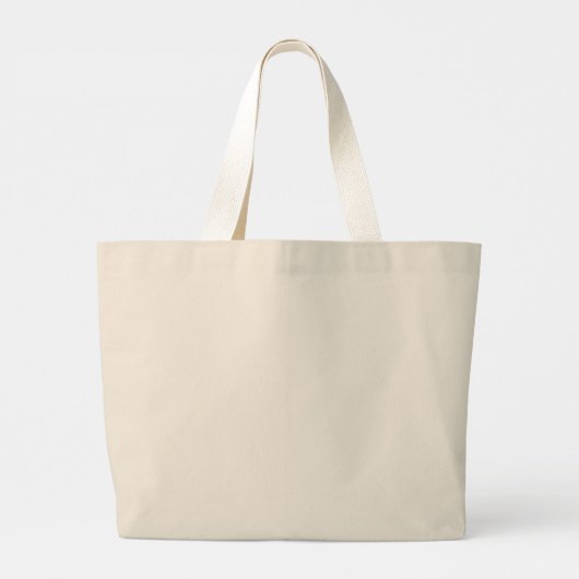 Grote witte Canvas tas (Achterkant)