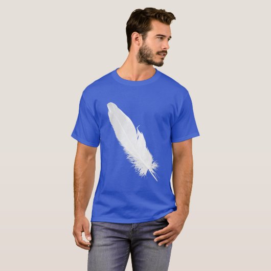 Grote witte doezelaar Silhouette T-shirt (Voorkant volledig)
