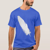 Grote witte doezelaar Silhouette T-shirt (Voorkant)