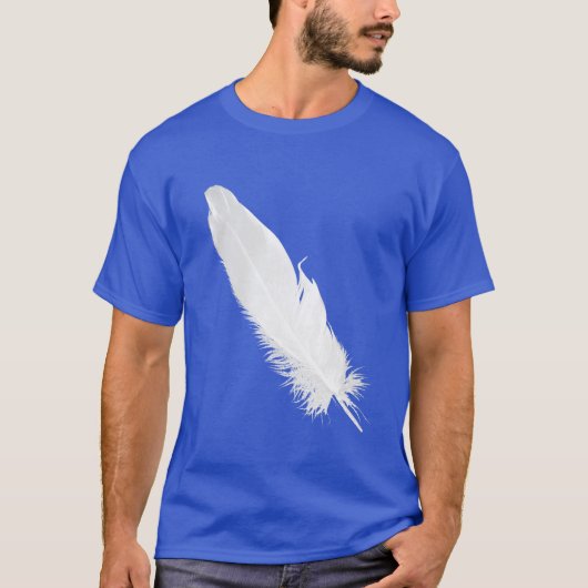 Grote witte doezelaar Silhouette T-shirt (Voorkant)