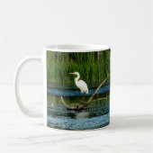 Grote Witte Egret Mok (Links)