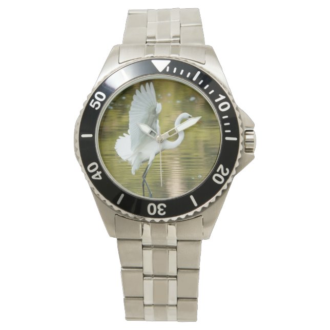 Grote witte grot horloge (Voorkant)