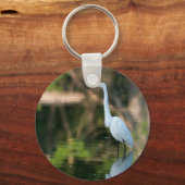 Grote witte grot sleutelhanger (Voorkant)