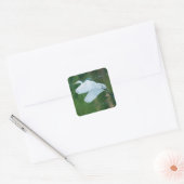 Grote witte grot vierkante sticker (Envelop)