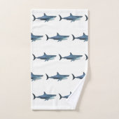 Grote witte haai bad handdoek (Handdoek)