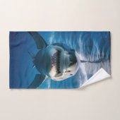 Grote witte haai bad handdoek (Handdoek)