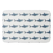 Grote witte haai badmat (Voorkant)