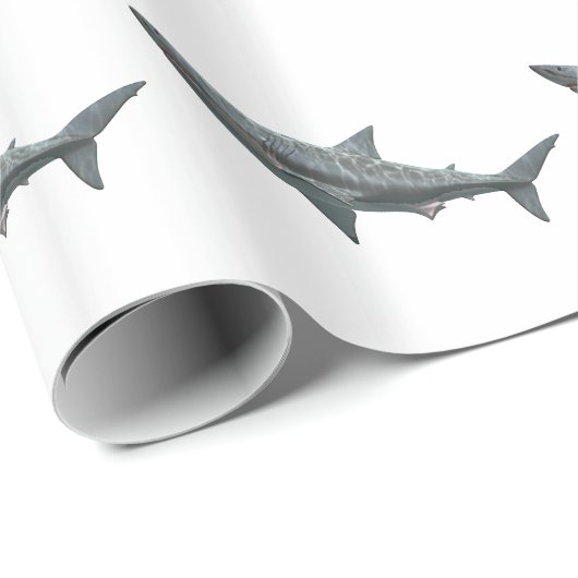 Grote witte haai cadeaupapier (Rol Hoek)