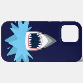 Grote Witte Haai Cartoon Case-Mate iPhone Case (Achterkant (horizontaal))