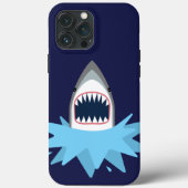 Grote Witte Haai Cartoon Case-Mate iPhone Case (Achterkant)