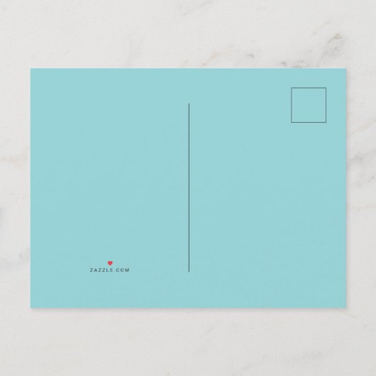 Grote witte haai Cartoon Party Petten Uitnodiging Briefkaart (Achterkant)