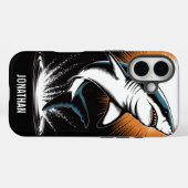 Grote witte haai Case-Mate iPhone case (Achterkant (horizontaal))