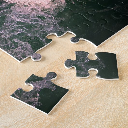 Grote witte haai doorbreken legpuzzel (Zijkant)