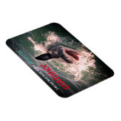 Grote witte haai doorbreken magneet (Rechterzijde)