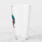 Grote witte haai en reuzeninktvis glas (Links)