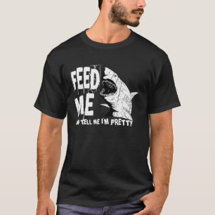 Grote witte haai Geef me de grootste roofdiervis o T-shirt