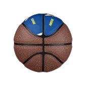 Grote witte haai gemiddelde cartoon illustratie basketbal (Rechts)