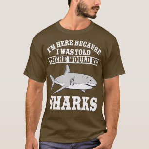 Grote witte haai grootste roofvis biologen t-shirt