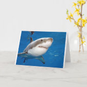 Grote Witte Haai Kaart (Gele Bloem)