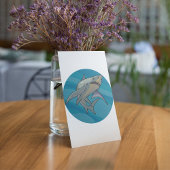 Grote witte haai kaart