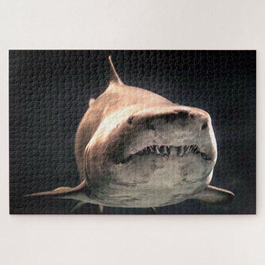 Grote witte haai legpuzzel (Horizontaal)