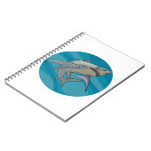 Grote witte haai notitieboek (Linkerzijde)