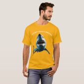 Grote witte haai onder water met open mond URM T-shirt (Voorkant volledig)