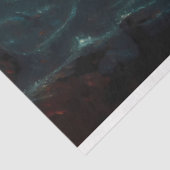 Grote Witte Haai Onderkant van de Oceaan Decoupage Tissuepapier (Detail)