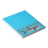 Grote witte haai Onderwater Notitieblok (Schuin)