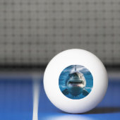 Grote witte haai pingpongbal (Net)