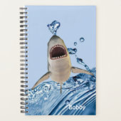 Grote witte haai planner (Voorkant)