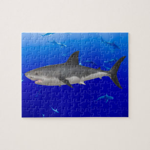 Grote witte haai puzzel
