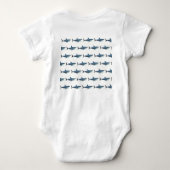 Grote witte haai romper (Achterkant)