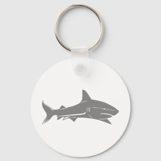 Grote witte haai sleutelhanger (Voorkant)