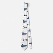 Grote witte haai stropdas (Voorkant)
