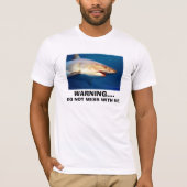 Grote witte haai t-shirt (Voorkant)