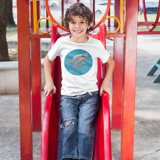 Grote witte haai t-shirt