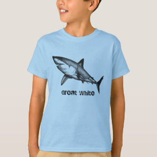 Grote witte haai T-shirt