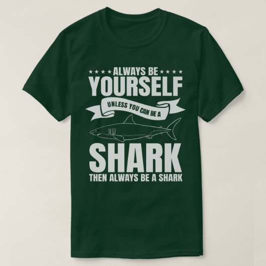 Grote witte haai Zoologist Grootste roofvis T-shirt (Design voorkant)
