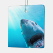 Grote witte haai | Zuid-Afrika Keramisch Ornament (Links)