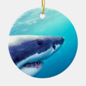 Grote witte haai | Zuid-Afrika Keramisch Ornament (Voorkant)