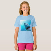 Grote witte haai | Zuid-Afrika T-shirt (Voorkant volledig)