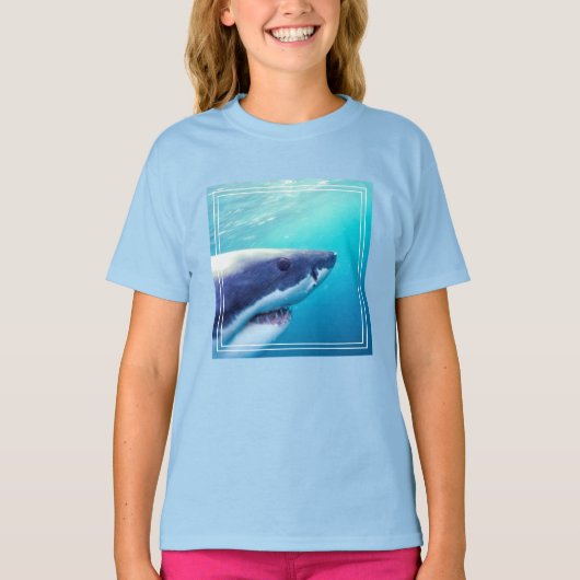 Grote witte haai | Zuid-Afrika T-shirt (Voorkant)
