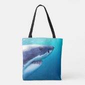Grote witte haai | Zuid-Afrika Tote Bag (Achterkant)