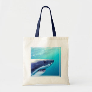 Grote witte haai Zuid-Afrika Tote Bag