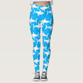 Grote witte haaien leggings (Voorkant)